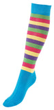 Socken STRIPES - capri blue/lila/gelb/apple / 31-34