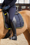 Schabracke -Equestrian- - 6980 navy/neon gelb / Pony Dressur
