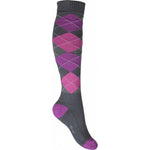 Reitsocken Karo -Warming up-