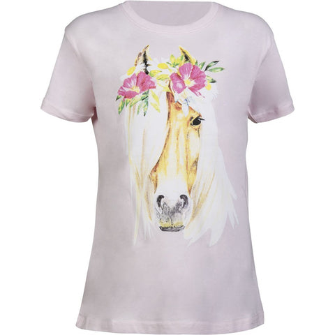 Kinder-T-Shirt -Flower Horse-