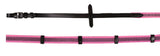 Zügel durchwebt mit Gummi -Colour- - 9139 schwarz/pink / Shetty