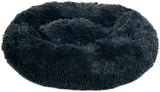 Hundebett -Fluffy- - 9300 dunkelgrau / Durchmesser 100cm x Höhe 25cm