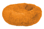 Hundebett -Fluffy- - 4304 goldgelb / Durchmesser 100 cm x Höhe 25 cm