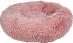 Hundebett -Fluffy- - 1318 hellrosa / Durchmesser 100cm x Höhe 25cm