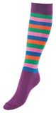 Socken STRIPES - lila/orange/grün/rosa / 31-34